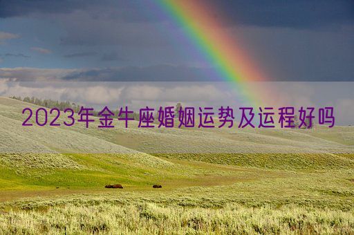 2023年金牛座婚姻运势及运程好吗(图1) 2023年金牛座婚姻运势及运程好吗(图1)