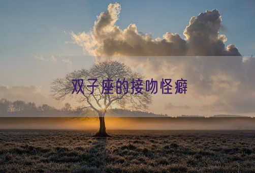 双子座的接吻怪癖(图1) 双子座的接吻怪癖(图1)