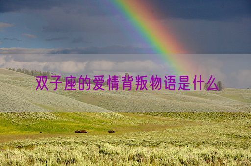 双子座的爱情背叛物语是什么(图1) 双子座的爱情背叛物语是什么(图1)