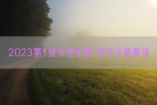 2023第1波水逆来袭 射手注意事项(图1)