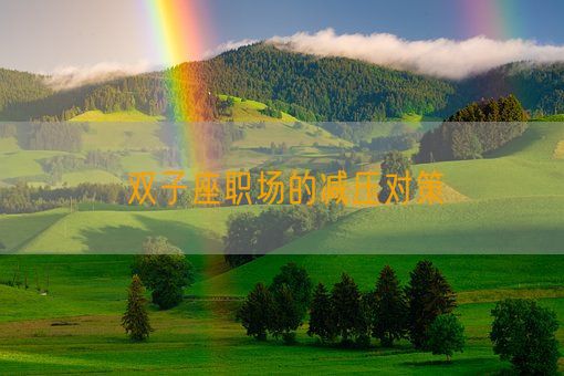 双子座职场的减压对策(图1) 双子座职场的减压对策(图1)