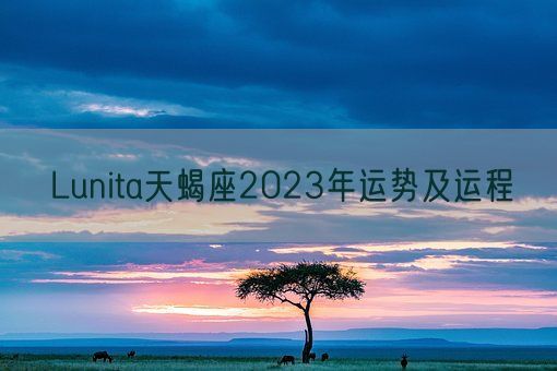 Lunita天蝎座2023年运势及运程(图1)