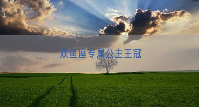 双鱼座专属公主王冠(图1)