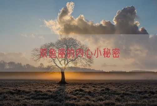 双鱼座的内心小秘密(图1)