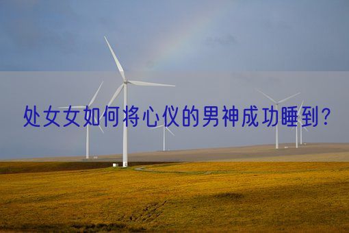 处女女如何将心仪的男神成功睡到?(图1) 处女女如何将心仪的男神成功睡到?(图1)