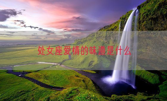 处女座爱情的味道是什么(图1) 处女座爱情的味道是什么(图1)