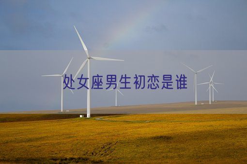 处女座男生初恋是谁(图1) 处女座男生初恋是谁(图1)