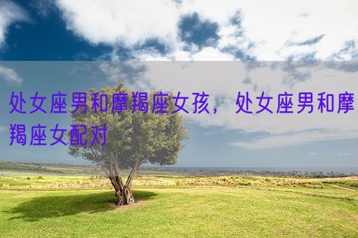 处女座男和摩羯座女孩,处女座男和摩羯座女配对(图1) 处女座男和摩羯座女孩,处女座男和摩羯座女配对(图1)