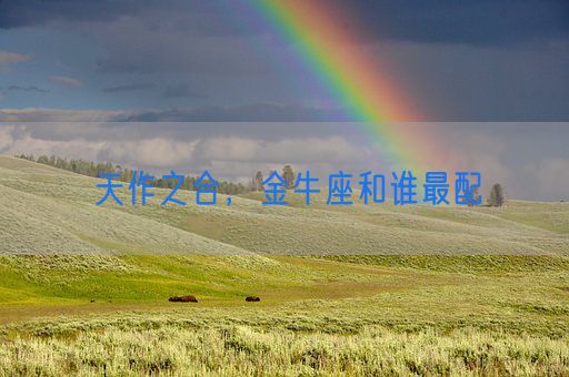 天作之合,金牛座和谁最配(图1) 天作之合,金牛座和谁最配(图1)