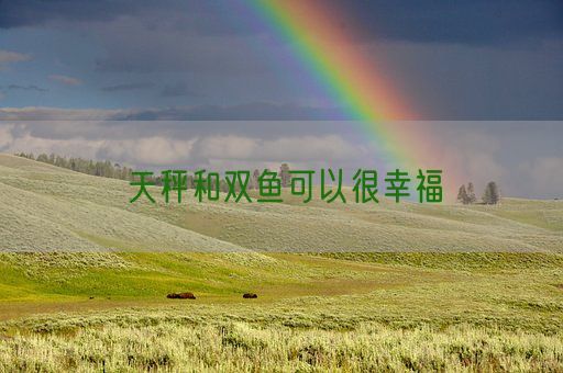 天秤和双鱼可以很幸福(图1)