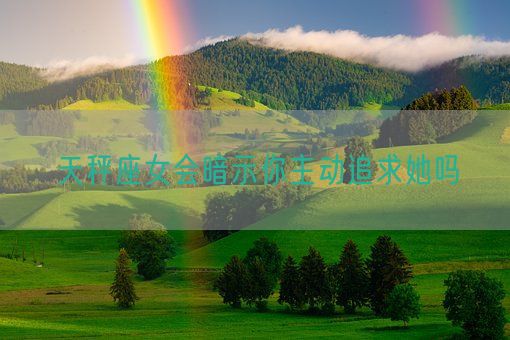 天秤座女会暗示你主动追求她吗(图1)