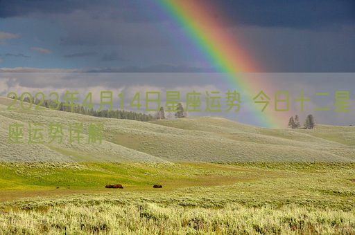 2023年4月14日星座运势 今日十二星座运势详解(图1)