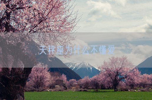 天秤座为什么不懂爱(图1)