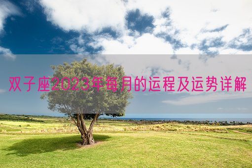 双子座2023年每月的运程及运势详解(图1)