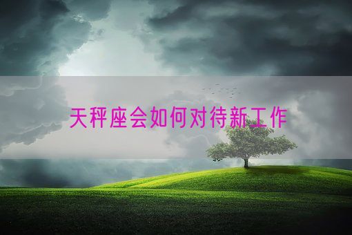 天秤座会如何对待新工作(图1)