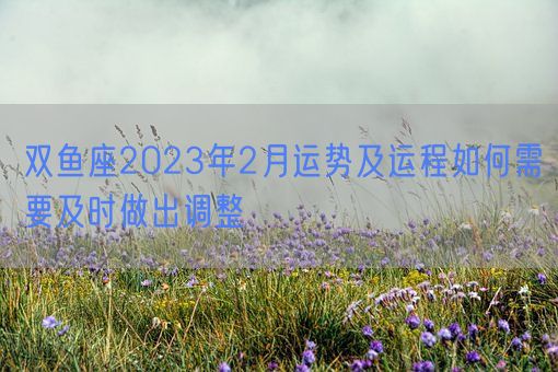 双鱼座2023年2月运势及运程如何需要及时做出调整(图1)