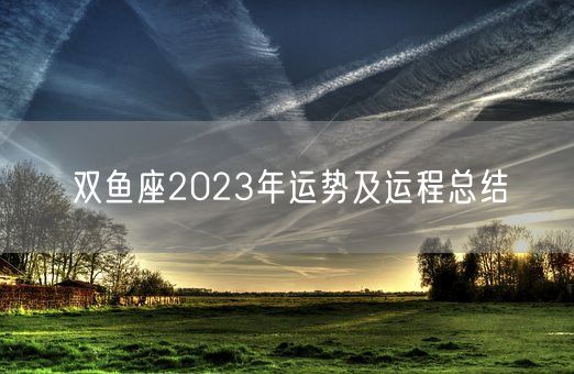 双鱼座2023年运势及运程总结(图1)