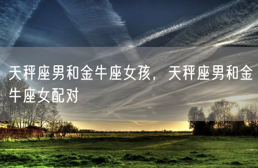 天秤座男和金牛座女孩,天秤座男和金牛座女配对(图1) 天秤座男和金牛座女孩,天秤座男和金牛座女配对(图1)