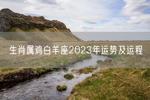 生肖属鸡白羊座2023年运势及运程(图1)