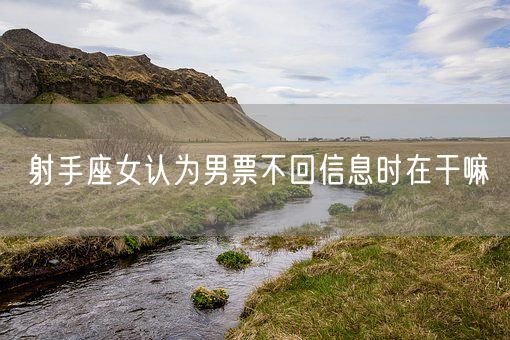射手座女认为男票不回信息时在干嘛(图1)