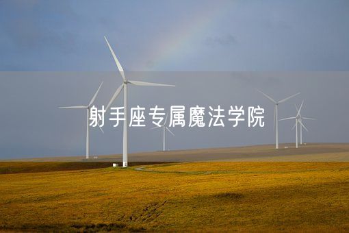 射手座专属魔法学院(图1)