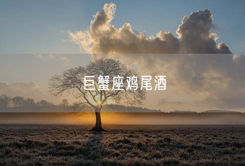 巨蟹座鸡尾酒(图1)