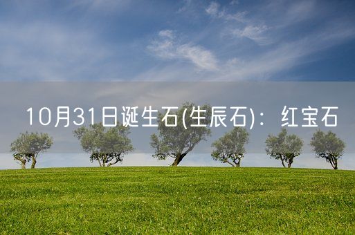 10月31日诞生石(生辰石)：红宝石(图1)