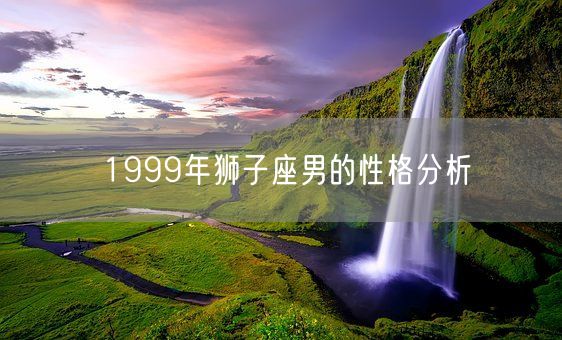 1999年狮子座男的性格分析(图1)