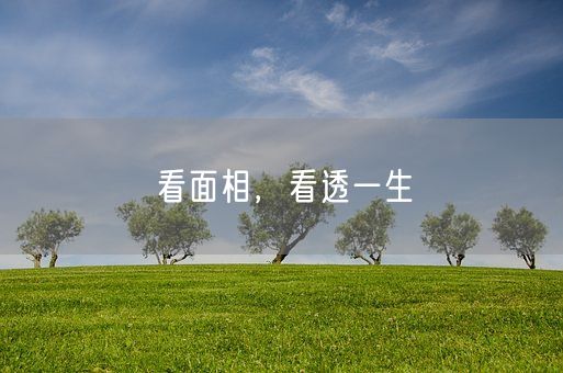 看面相，看透一生(图1)