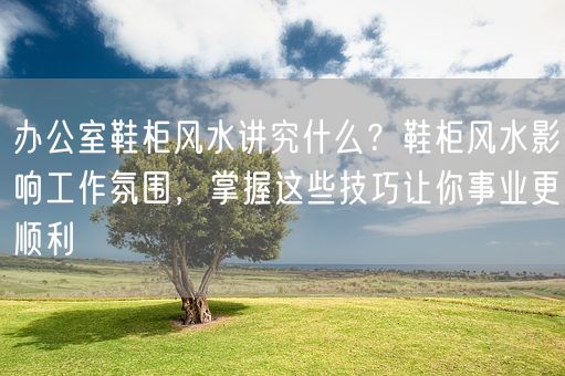 办公室鞋柜风水讲究什么？鞋柜风水影响工作氛围，掌握这些技巧让你事业更顺利(图1)