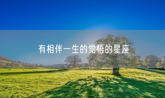 有相伴一生的觉悟的星座(图1) 有相伴一生的觉悟的星座(图1)