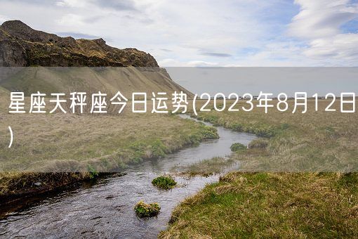 星座天秤座今日运势(2023年8月12日) (图1)