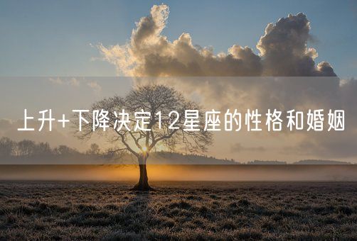 上升+下降决定12星座的性格和婚姻(图1)