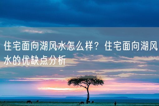 住宅面向湖风水怎么样？住宅面向湖风水的优缺点分析(图1)