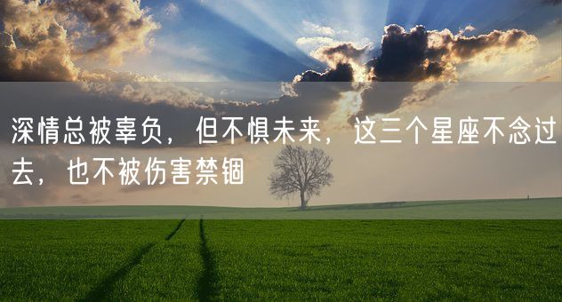 深情总被辜负，但不惧未来，这三个星座不念过去，也不被伤害禁锢(图1)