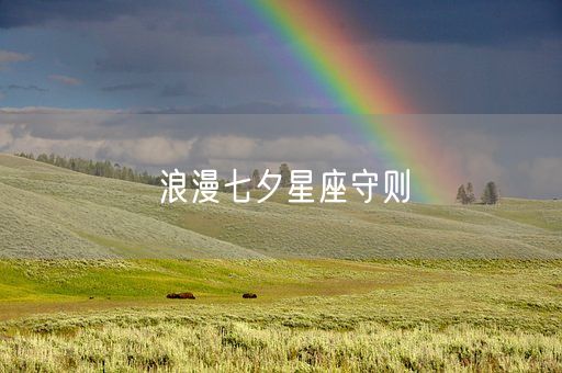 浪漫七夕星座守则(图1) 浪漫七夕星座守则(图1)