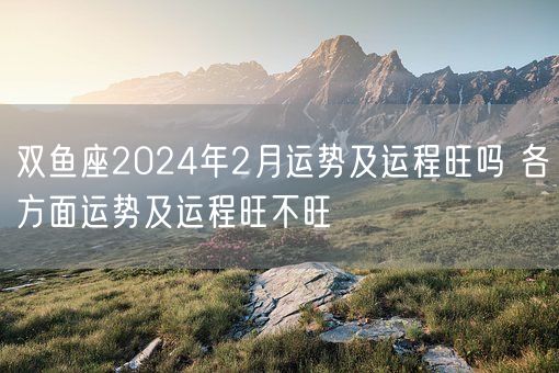 双鱼座2024年2月运势及运程旺吗 各方面运势及运程旺不旺(图1)