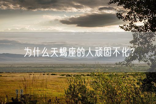为什么天蝎座的人顽固不化？(图1)