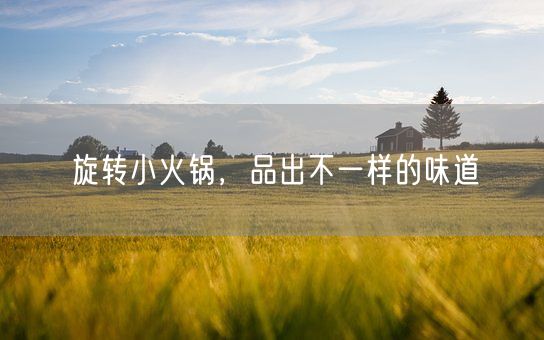 旋转小火锅，品出不一样的味道(图1)