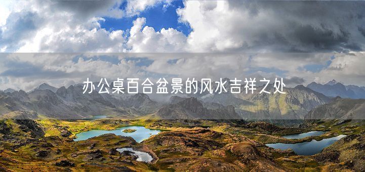办公桌百合盆景的风水吉祥之处(图1)