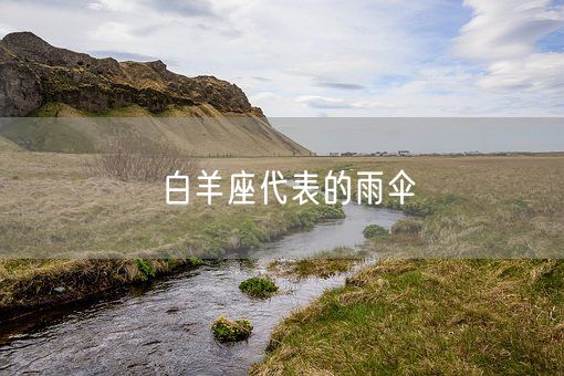 白羊座代表的雨伞(图1)