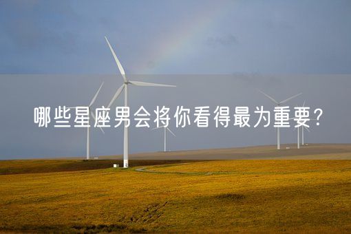 哪些星座男会将你看得最为重要？(图1)