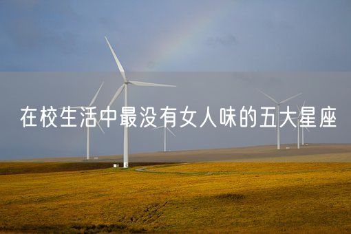 在校生活中最没有女人味的五大星座(图1)