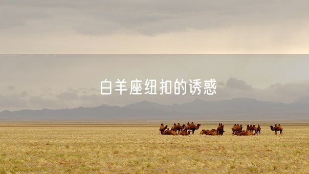 白羊座纽扣的诱惑(图1)