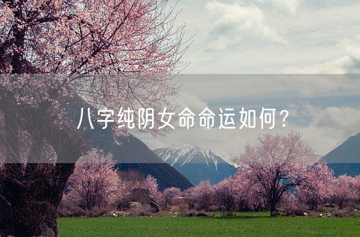 八字纯阴女命命运如何？(图1)