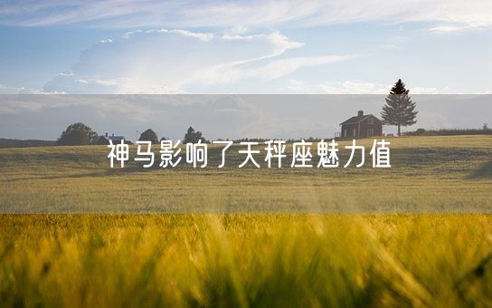 神马影响了天秤座魅力值(图1)
