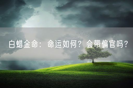 白蜡金命：命运如何？会带偏官吗？(图1)