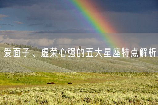 爱面子、虚荣心强的五大星座特点解析(图1)