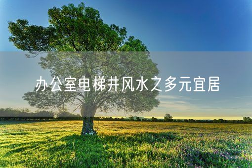 办公室电梯井风水之多元宜居(图1)