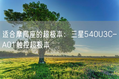 适合摩羯座的超极本：三星540U3C-A01触控超极本(图1)